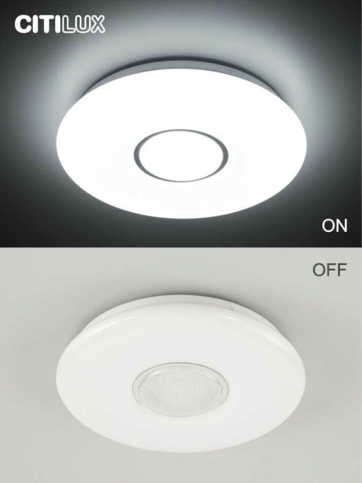 Потолочный светодиодный светильник Citilux Санта CL723330G