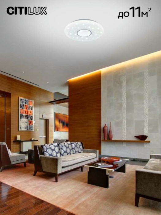 Потолочный светодиодный светильник Citilux Санта CL723330G