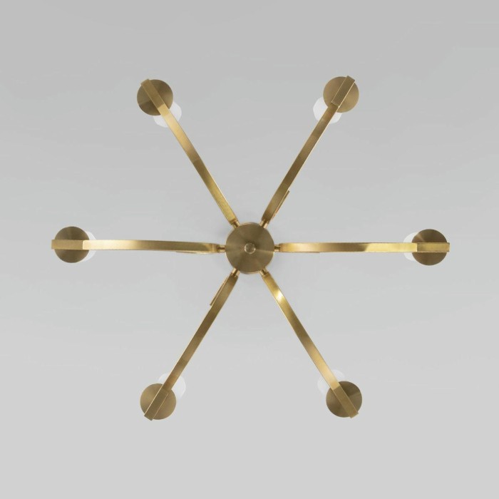 Подвесная люстра Eurosvet Rosher 60141/6 латунь