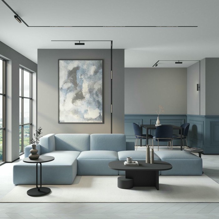 Трековый светильник DENKIRS SMART GRILL DK8002-CONN-BK