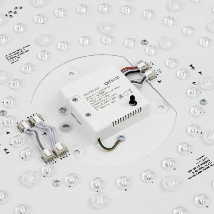 Потолочный светодиодный светильник с пультом ДУ Citilux Купер RGB Белый CL724105G0