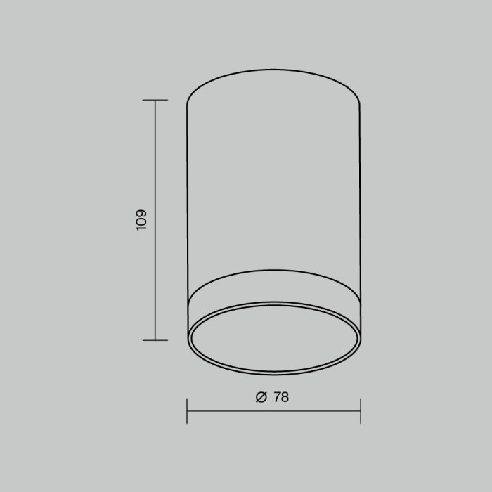 Потолочный светильник Maytoni Outdoor O500CL-L10B3K