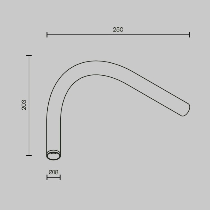 Светильник Maytoni Technical C104WL-3W3-6K-B