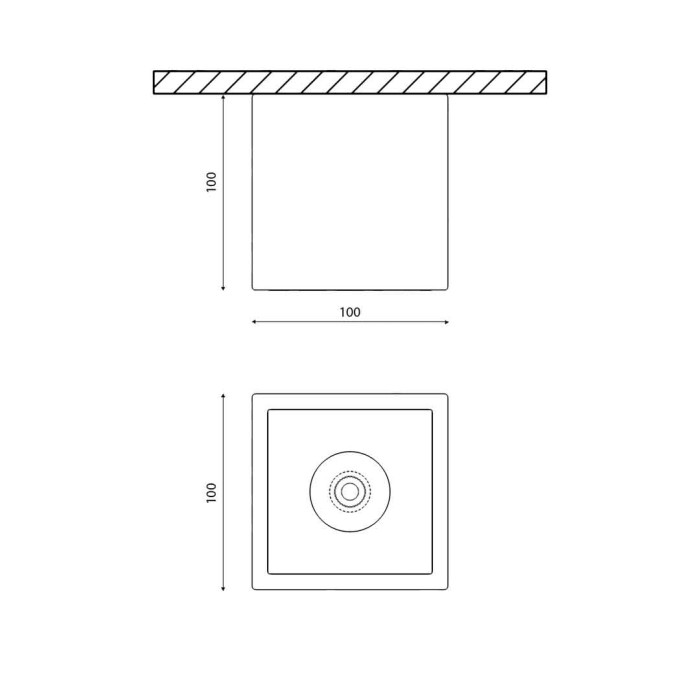 Потолочный светодиодный светильник DesignLed DL-SPL SPL-CB-18-BL-NW 005429