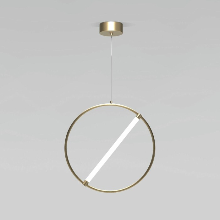 Подвесной светодиодный светильник Eurosvet Element 90281/1 бронза