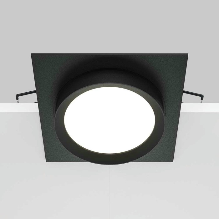 Встраиваемый светильник Maytoni Hoop DL086-GX53-SQ-B