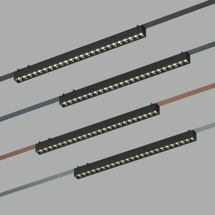 Трековый светильник Denkirs Belty Grill DK5572-BK