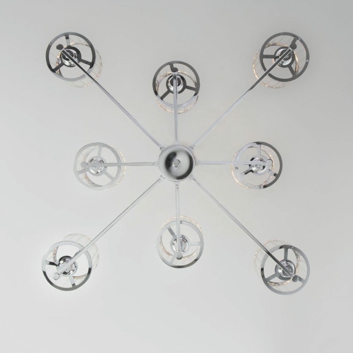 Потолочная люстра Eurosvet 60144/8 хром