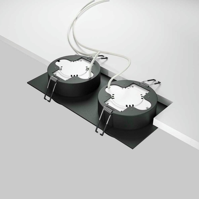 Встраиваемый светильник Maytoni Technical Hoop DL086-02-GX53-SQ-B