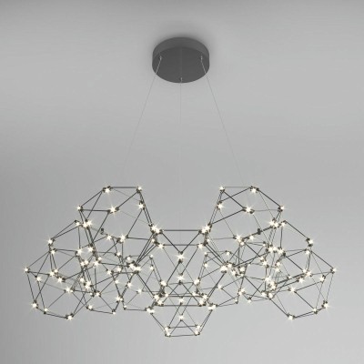 Подвесной светодиодный светильник Eurosvet Uma 90169/12 черный жемчуг