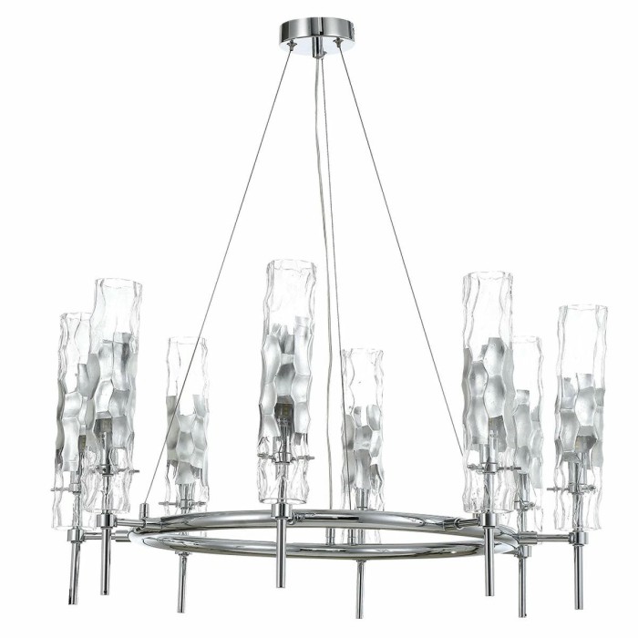 Подвесная люстра Crystal Lux Primavera SP8 Chrome