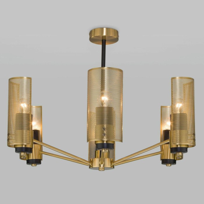 Потолочная люстра Eurosvet Grino 70139/6 латунь