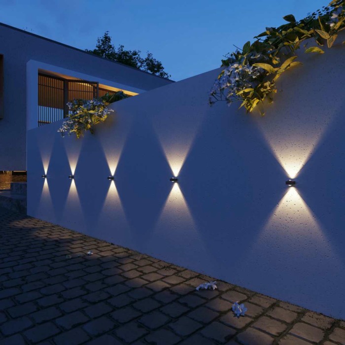 Уличный настенный светильник со светодиодами Elektrostandard Lenses a070458