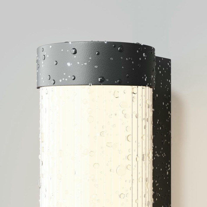 Уличный настенный светодиодный светильник Maytoni Outdoor Rounge O482WL-L16B3K