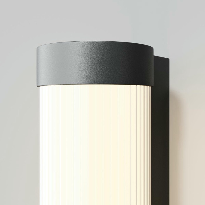 Уличный настенный светодиодный светильник Maytoni Outdoor Rounge O482WL-L16B3K