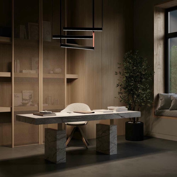 Подвесной светодиодный светильник Maytoni Technical Pendant system Parity Basis TR129B-24W3K-B