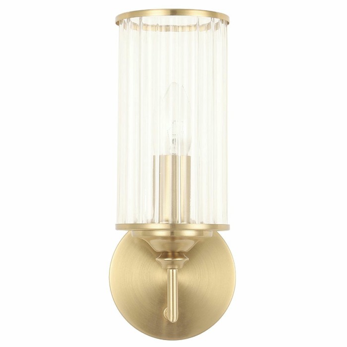 Бра Crystal Lux Gloria AP1 Brass