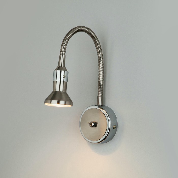 Подсветка для картин Elektrostandard Plica 1215 MR16 сатинированный никель/хром a025006