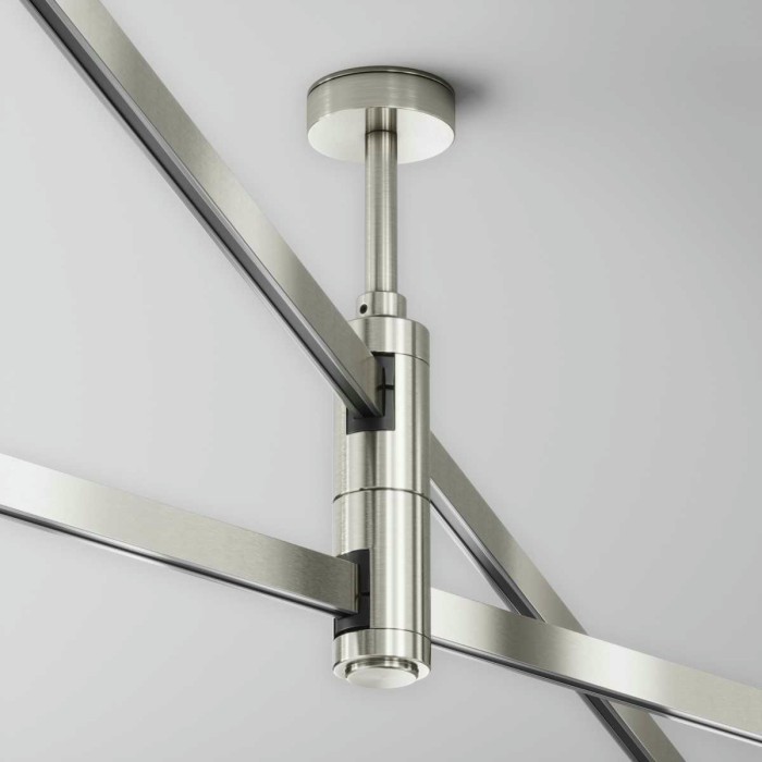 Крепление потолочное двойное Short 78мм Maytoni Technical TRA156C-D1-PT