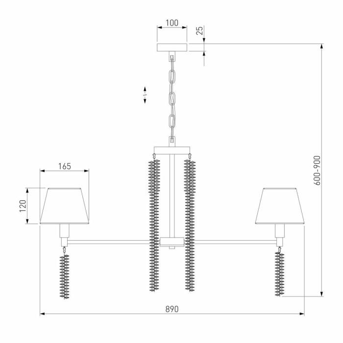 Подвесная люстра Eurosvet Charuel 60148/7 матовое золото