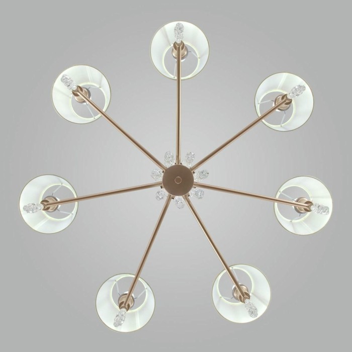 Подвесная люстра Eurosvet Charuel 60148/7 матовое золото