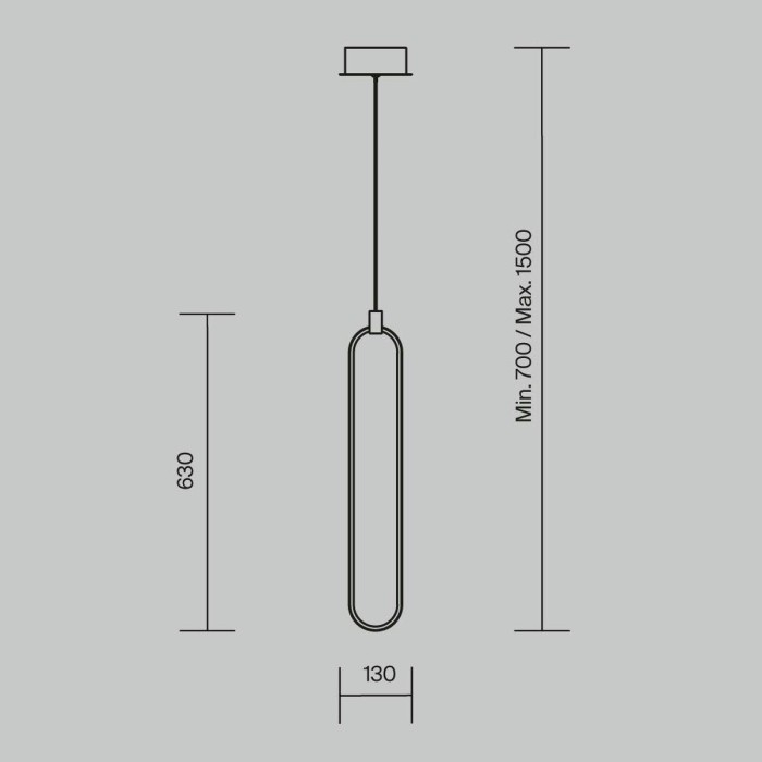 Подвесной светодиодный светильник Maytoni Chain MOD017PL-L13N
