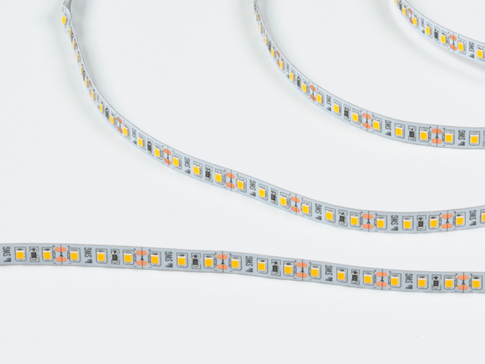 Лента светодиодная 12 Вт/м SMD2835 Открытая (IP20), теплый, 12В, 3М