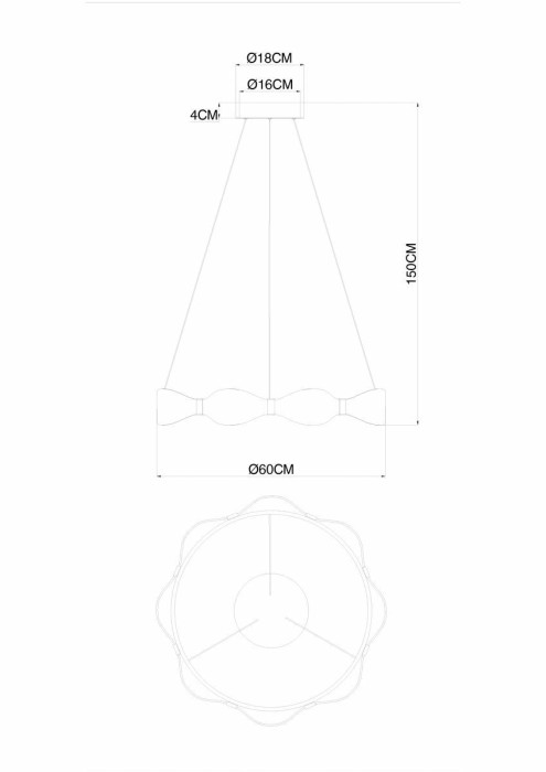 Подвесной светодиодный светильник Arte Lamp Grace A1868SP-1PB