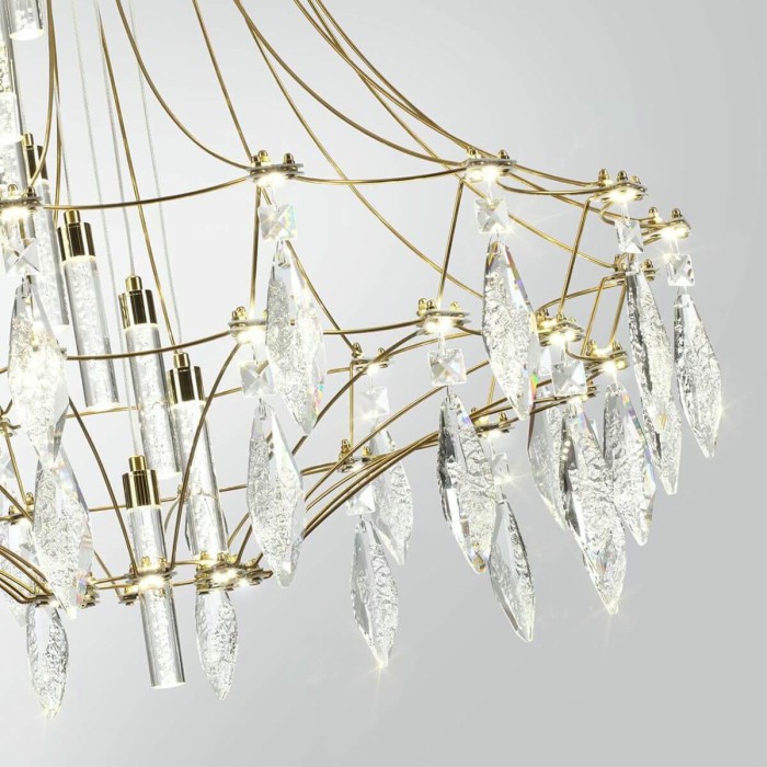 Подвесная светодиодная люстра Odeon Light Classic Flamenco 7000/51L