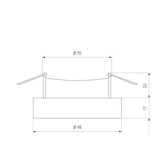 Встраиваемый светильник Elektrostandard 118 MR16 серебро/черный a053349