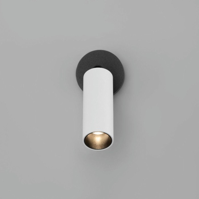 Светодиодный спот Eurosvet Pin 20133/1 LED белый/черный