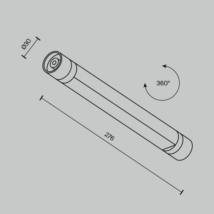 Светильник Maytoni Technical C147CL-L300-6W3K-B
