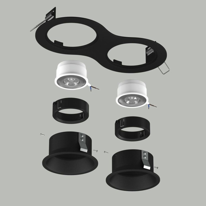 Комплект со светильником Lightstar Domino Round (214627+214607+214607+214007+214007) D6270707BMOD