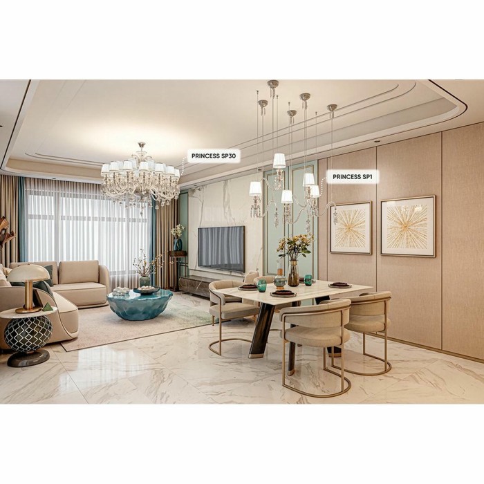 Подвесной светильник Crystal Lux Princess SP1