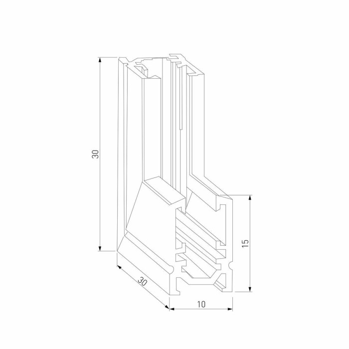 Коннектор L-образный внутренний Elektrostandard Mini Magnetic 85180/00 a065640