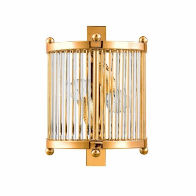 Настенный светильник Crystal Lux Tadeo AP2 Gold/Transparente