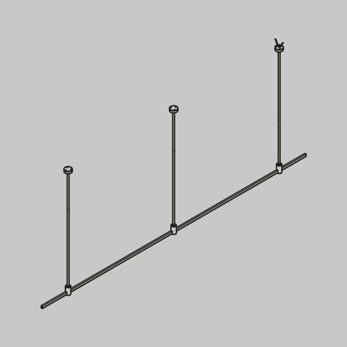 Основание Long для трековых светильников Maytoni Technical Flarity TFC-Flar-L01-B