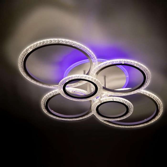 Потолочная светодиодная люстра Arte Lamp Camelia A2516PL-90WH