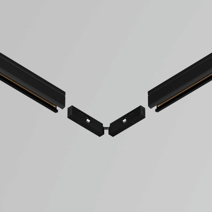 Коннектор питания угловой Maytoni Technical Accessories for tracks Levity TRA184CPC-1B-3