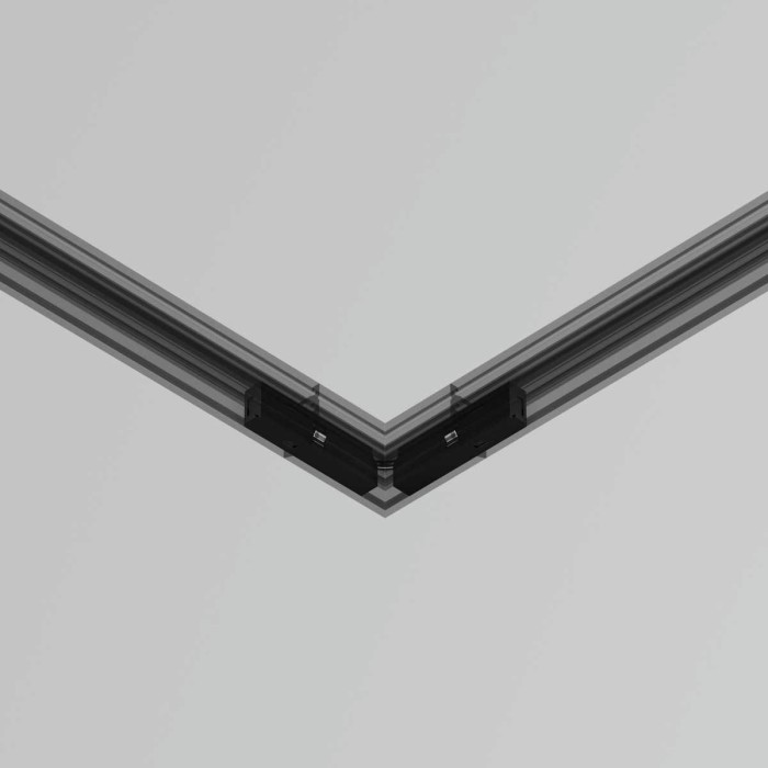 Коннектор питания угловой Maytoni Technical Accessories for tracks Levity TRA184CPC-1B-3