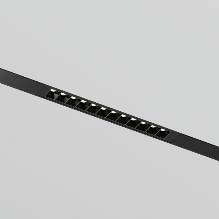 Трековый светодиодный светильник Denkirs Simple Grill DK8201-BK