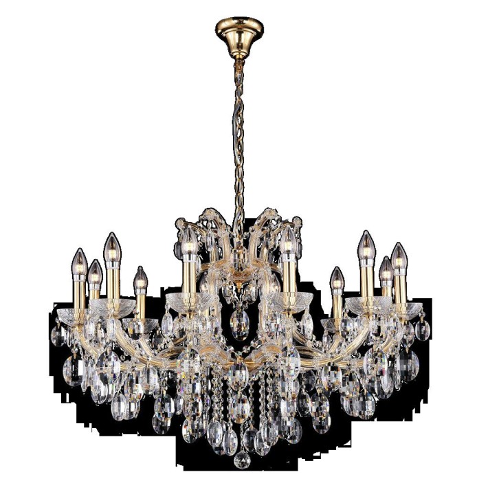 Подвесная люстра Crystal Lux Hollywood SP12 Gold