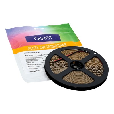 Светодиодная лента SWG 9,6W/m 120Led/m 3528SMD синий 5M SWG3120-12-9.6-B-М 009466