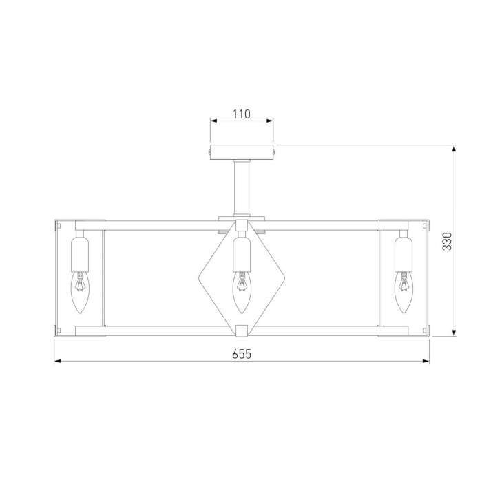 Потолочная люстра Eurosvet Aragon 60126/8 черный Smart