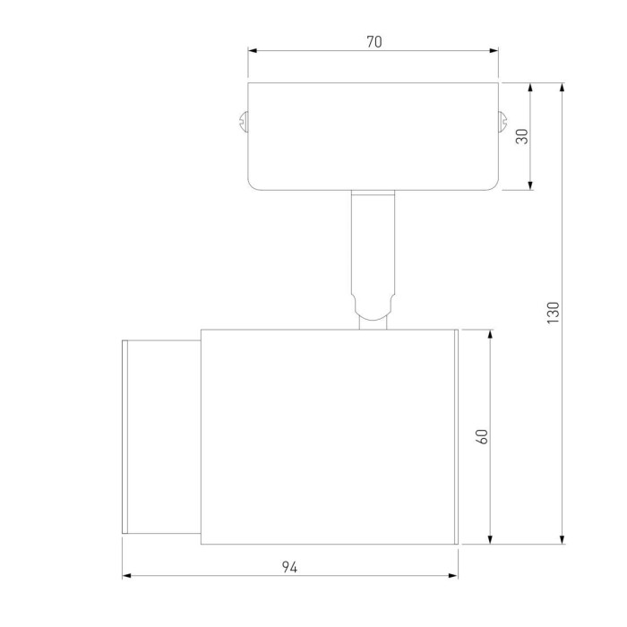 Спот Eurosvet Morgan 20124/1 черный