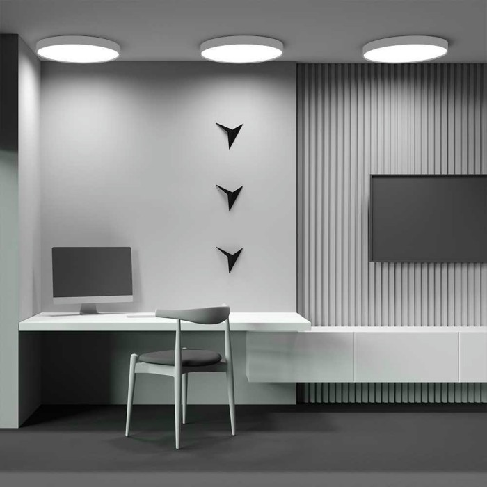 Потолочный светодиодный светильник Maytoni Zon C032CL-90W4K-RD-W