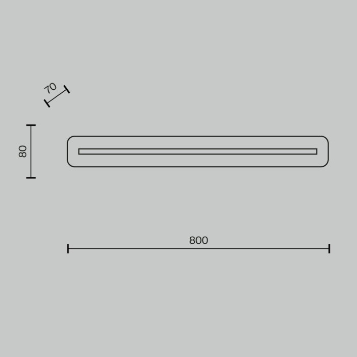 Настенный светильник (бра) Maytoni MOD366WL-L18BS3K