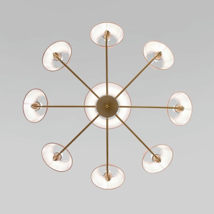 Подвесная люстра Eurosvet Milos 60154 латунь