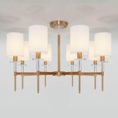 Подвесная люстра Eurosvet Brielle 60132/8 латунь