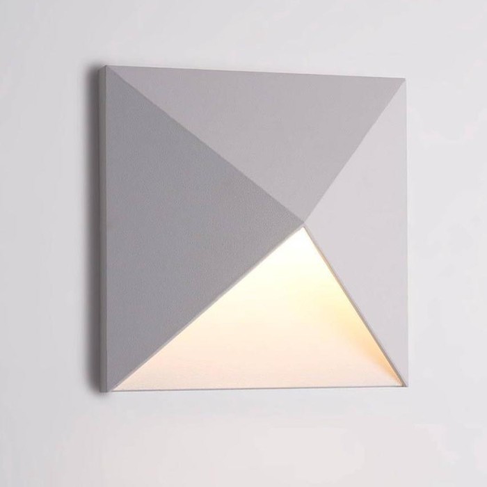 Уличный настенный светодиодный светильник DesignLed JY Konvert-SQ LWA0039A-WH-WW 002792